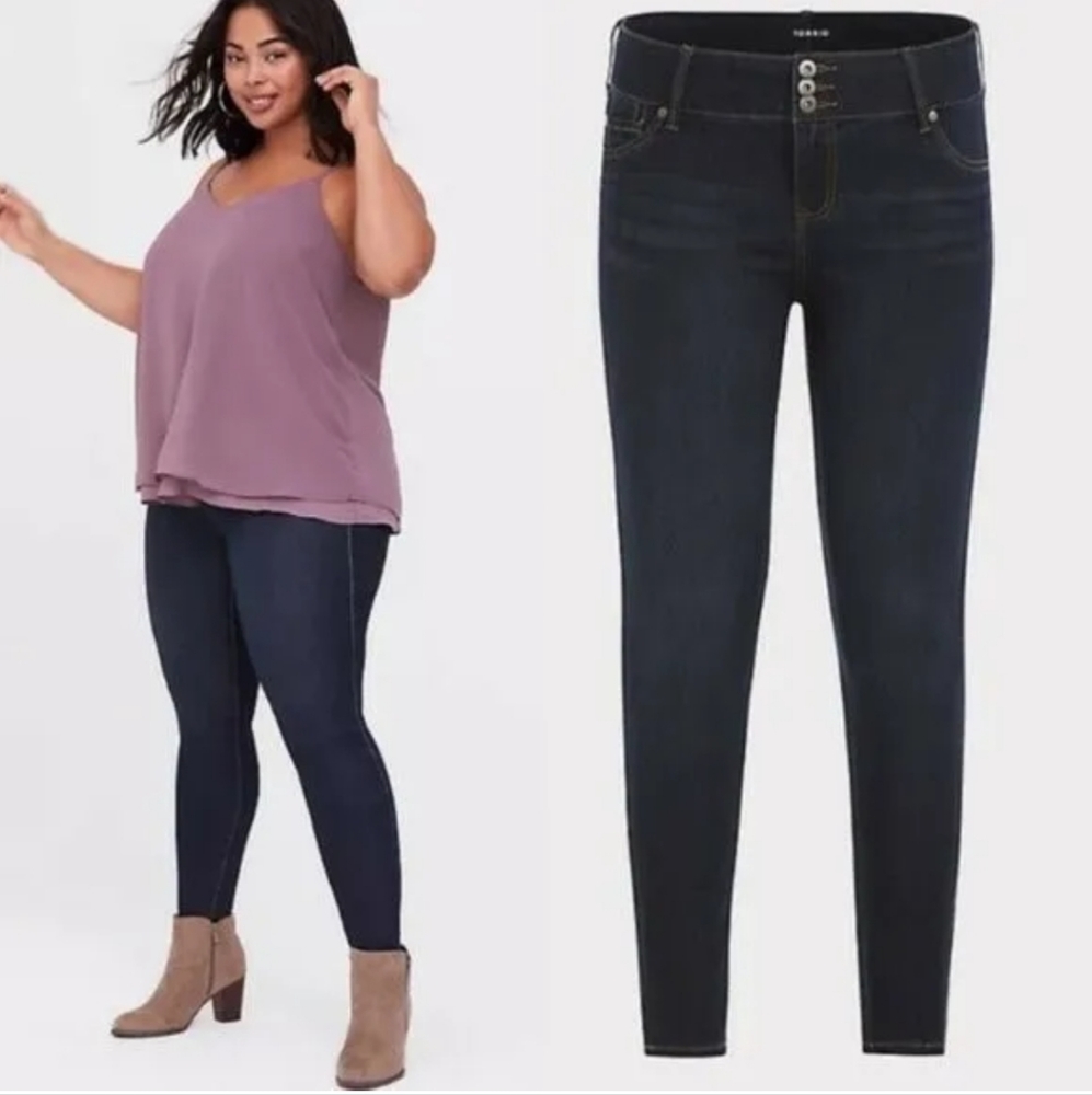 NWT-Torrid night shade regular jegging size 14